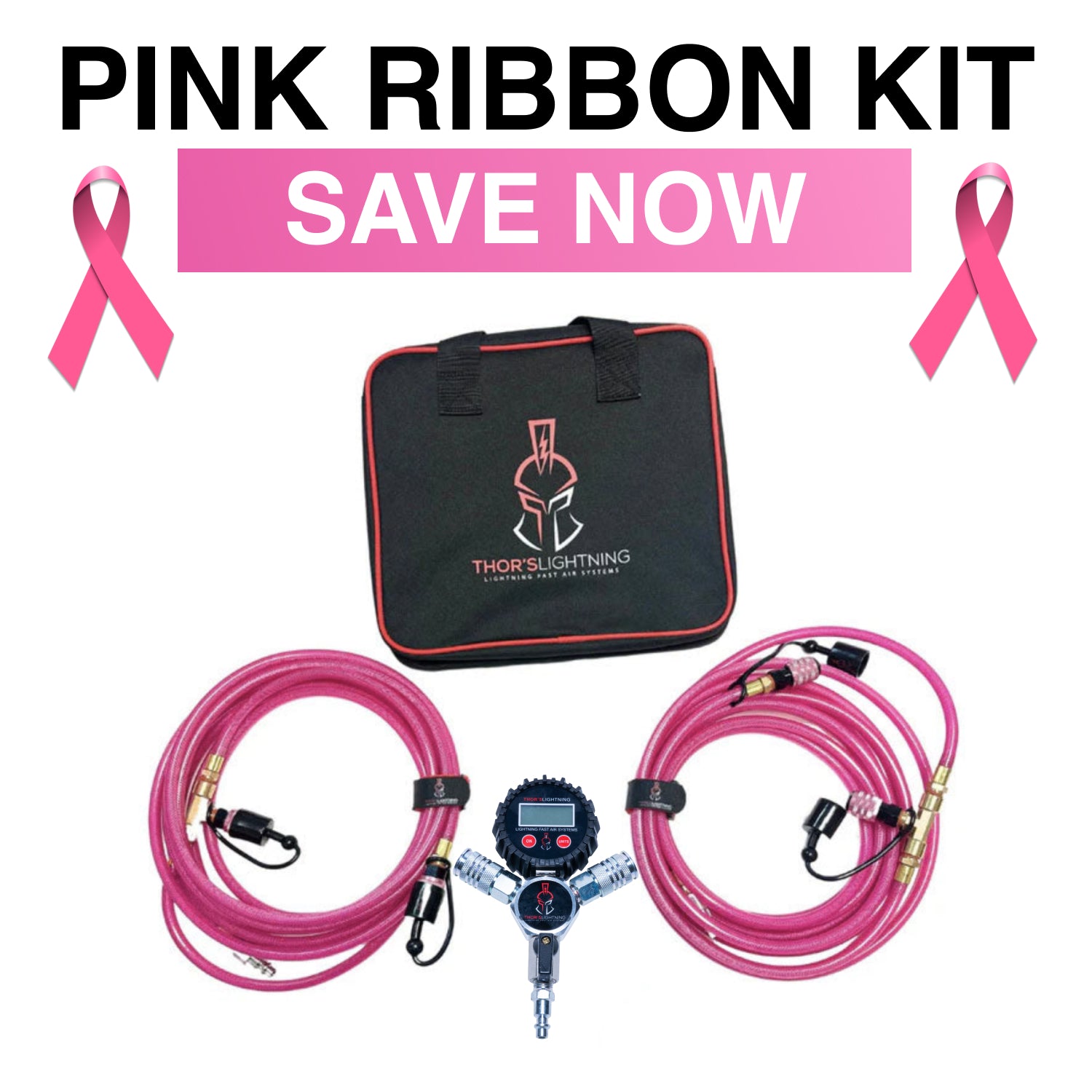 Pink Ribbon Edition 4 Tire Air System (Fullsize) Pink Ribbon Edition 4 Tire Air System (Fullsize)